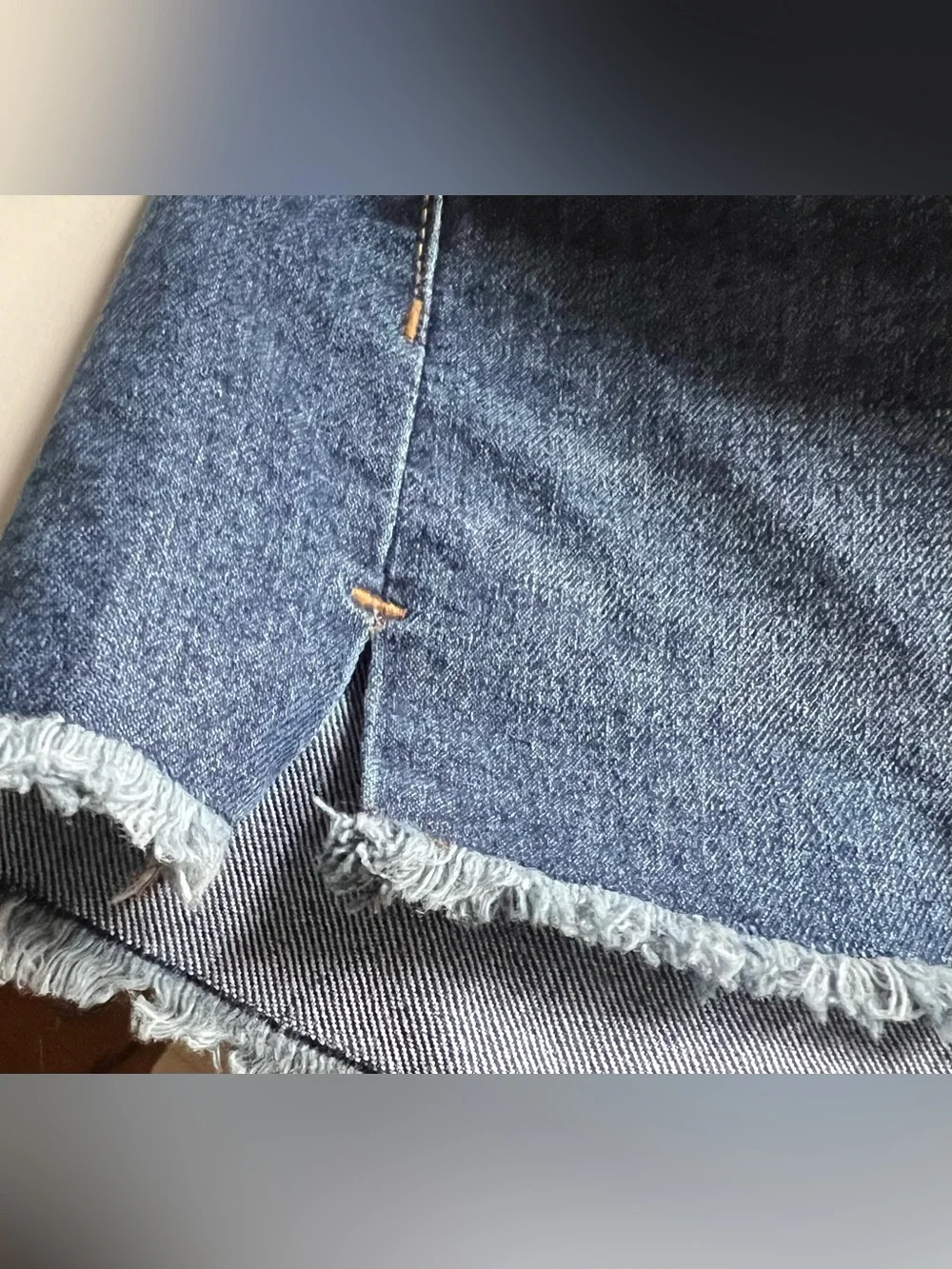 No Boundaries Women’s Dark Wash Denim High Rise Jean Shorts Size 10 Like New!